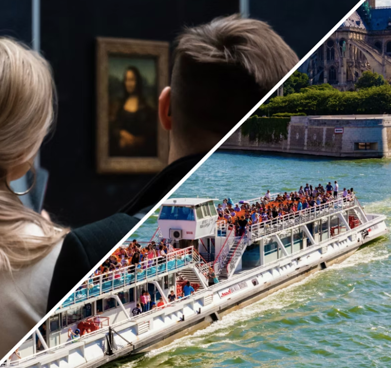 Louvre Museum: Entry Ticket + Seine River Cruise
